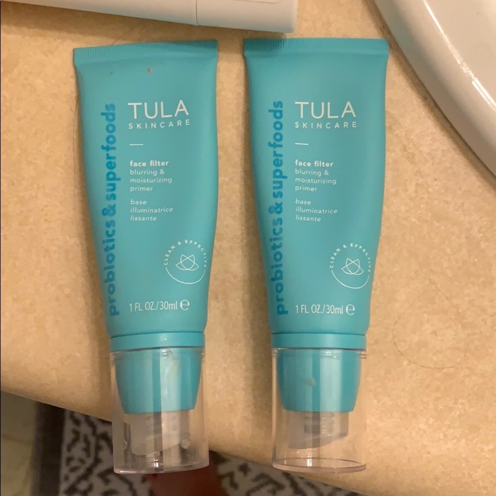 Two tula face filter and blurring primer